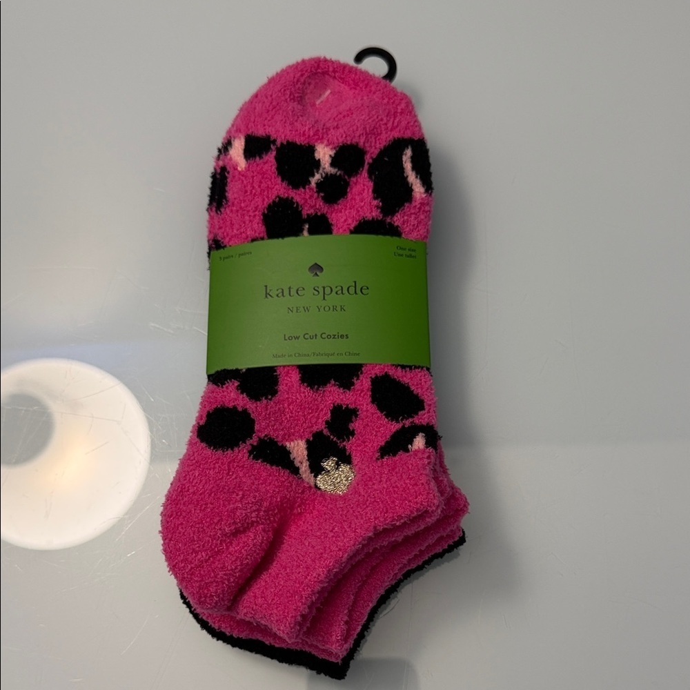 NWT Kate Spade Low Cut Cozies Socks